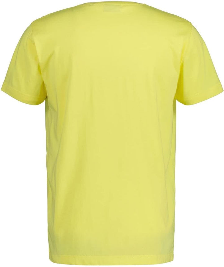 GANT Halbarm T-Shirt Regular Fit Baumwolle Logo-Stick weiss Clear Yellow S, Clear Yellow S