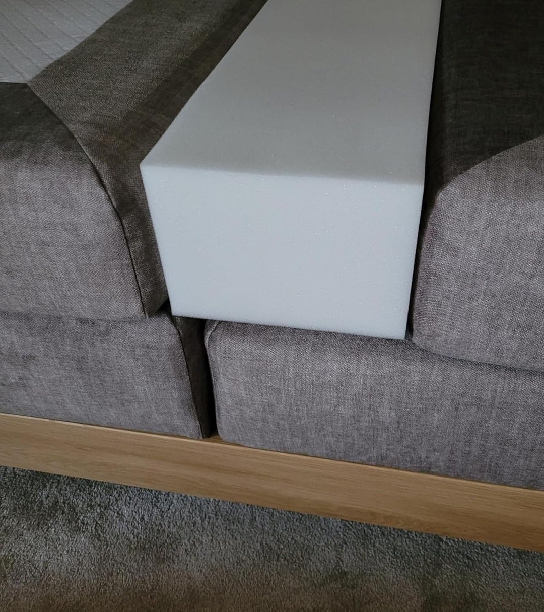 All4All Matratzenverlängerung, Schaumstoff zuschnitt nach mass, Matratzenkeil, Bett Lückenfüller, Ma