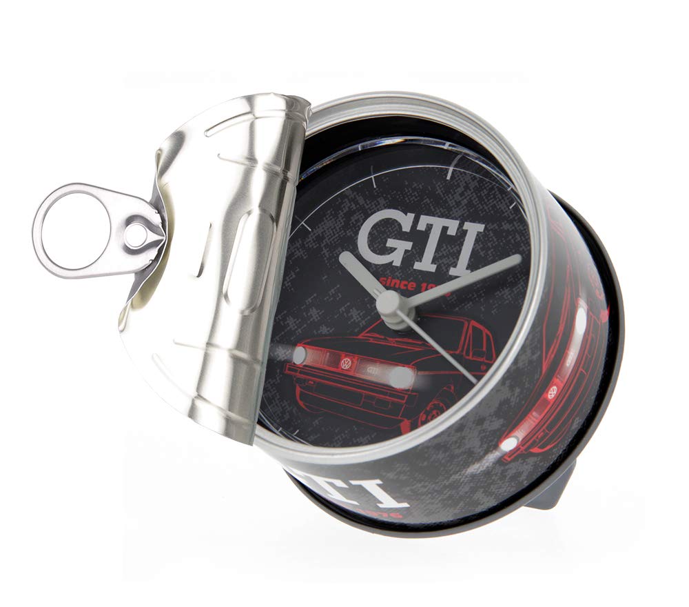BRISA VW Collection - Volkswagen GTI Tisch-Uhr, Magnet-Uhr, MyClock auch personalisierbar, Foto-Gesc