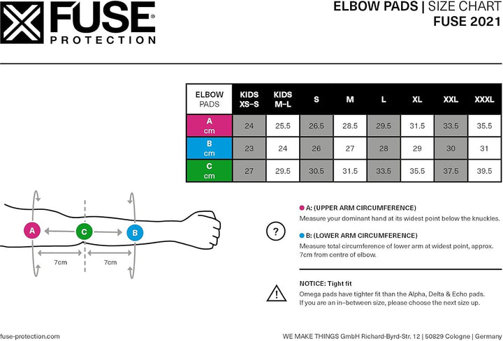 Fuse Echo Ellenbogenschoner | schwarz | XL