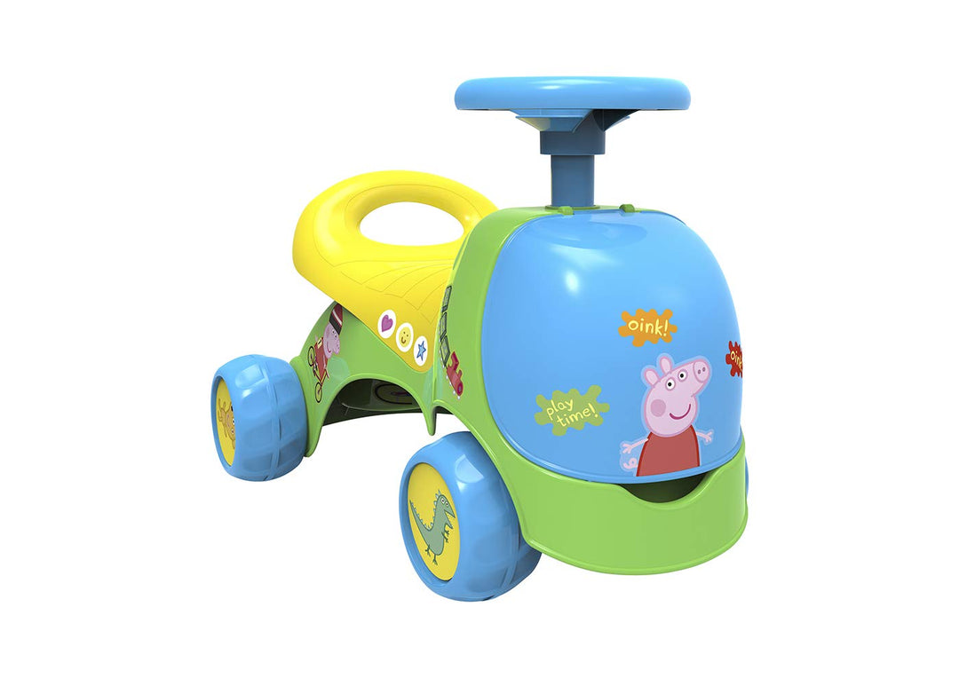 Chicos - Kinder Laufrad ab 1 Jahr | 53 cm x 32 cm Pig Chicos-2-in-1 Peppa Wutz Lauflernhilfe Schubla