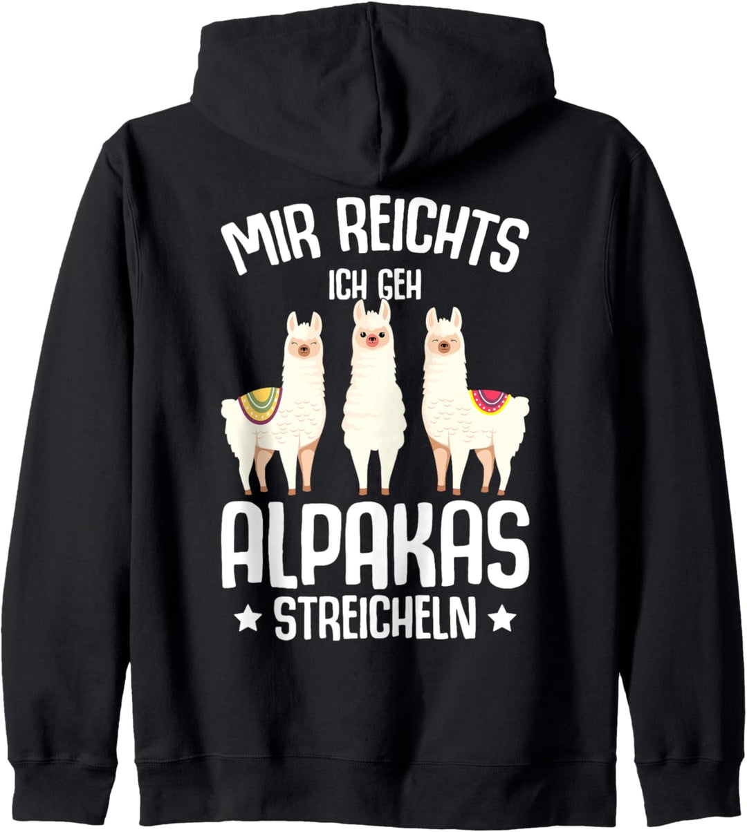 Alpaka Lama Kinder Mädchen Damen Alpakas Kapuzenjacke