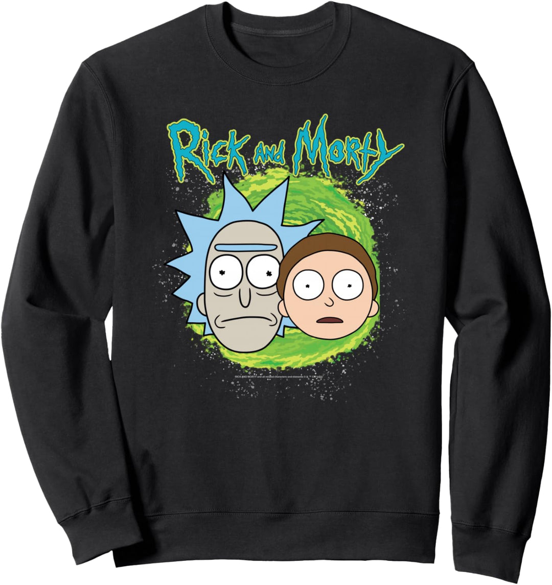 Rick and Morty Floating Heads Sweatshirt