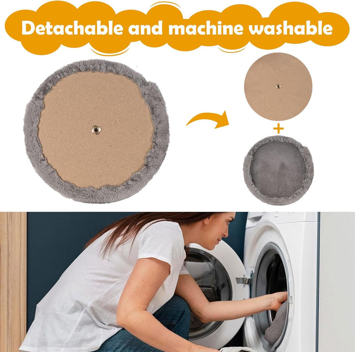 Hivexagon Katzen-Schreibtischbett mit Kratzsäule und weicher Plüschpolsterung. Ermöglicht Ihrer Katz