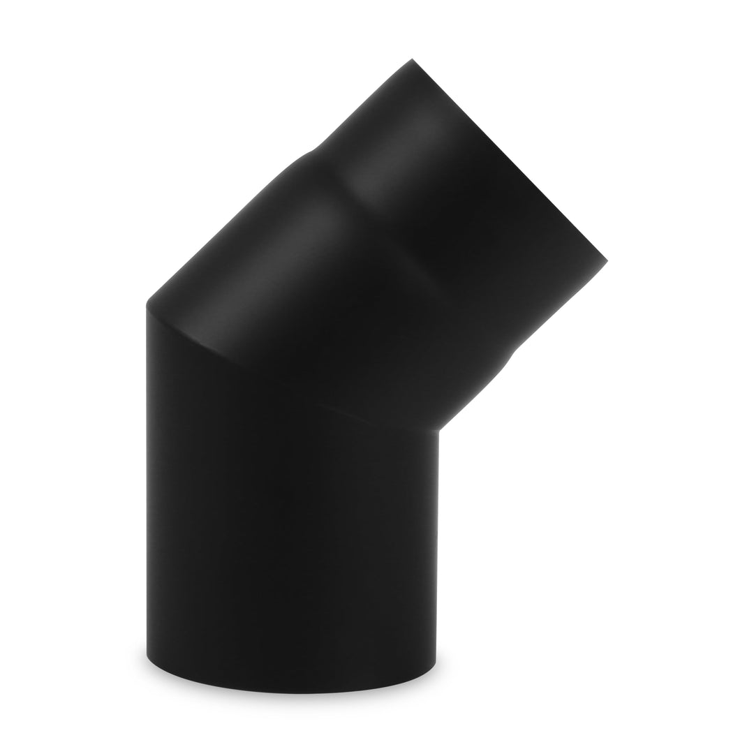 Ø 130 mm - Bogen 45° Schwarz Bogen 45° - Ø 130 mm Schwarz, Bogen 45° - Ø 130 mm Schwarz