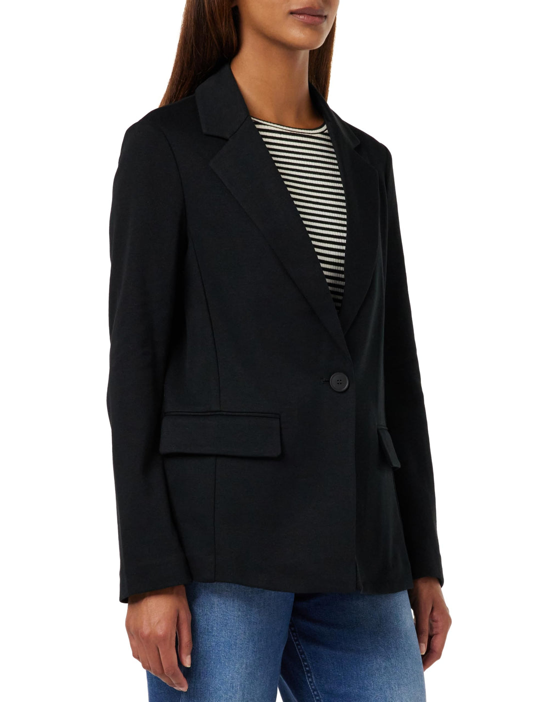 United Colors of Benetton Damen Jacke, 44 Schwarz 100