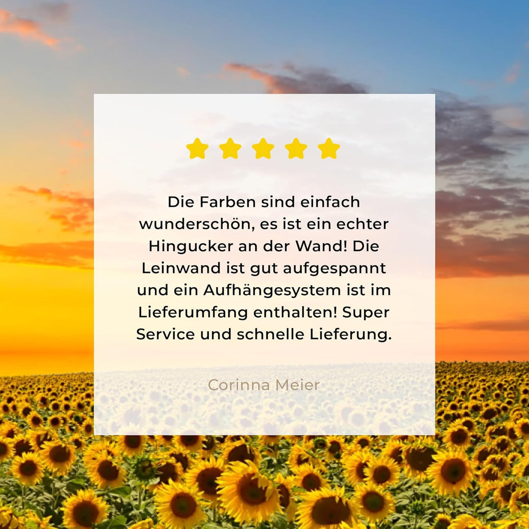 MuchoWow© Bild auf Leinwand Gross 120x80 cm XXL Schlafzimmer Bilder Wand Deko Wohnzimmer Modern Wand