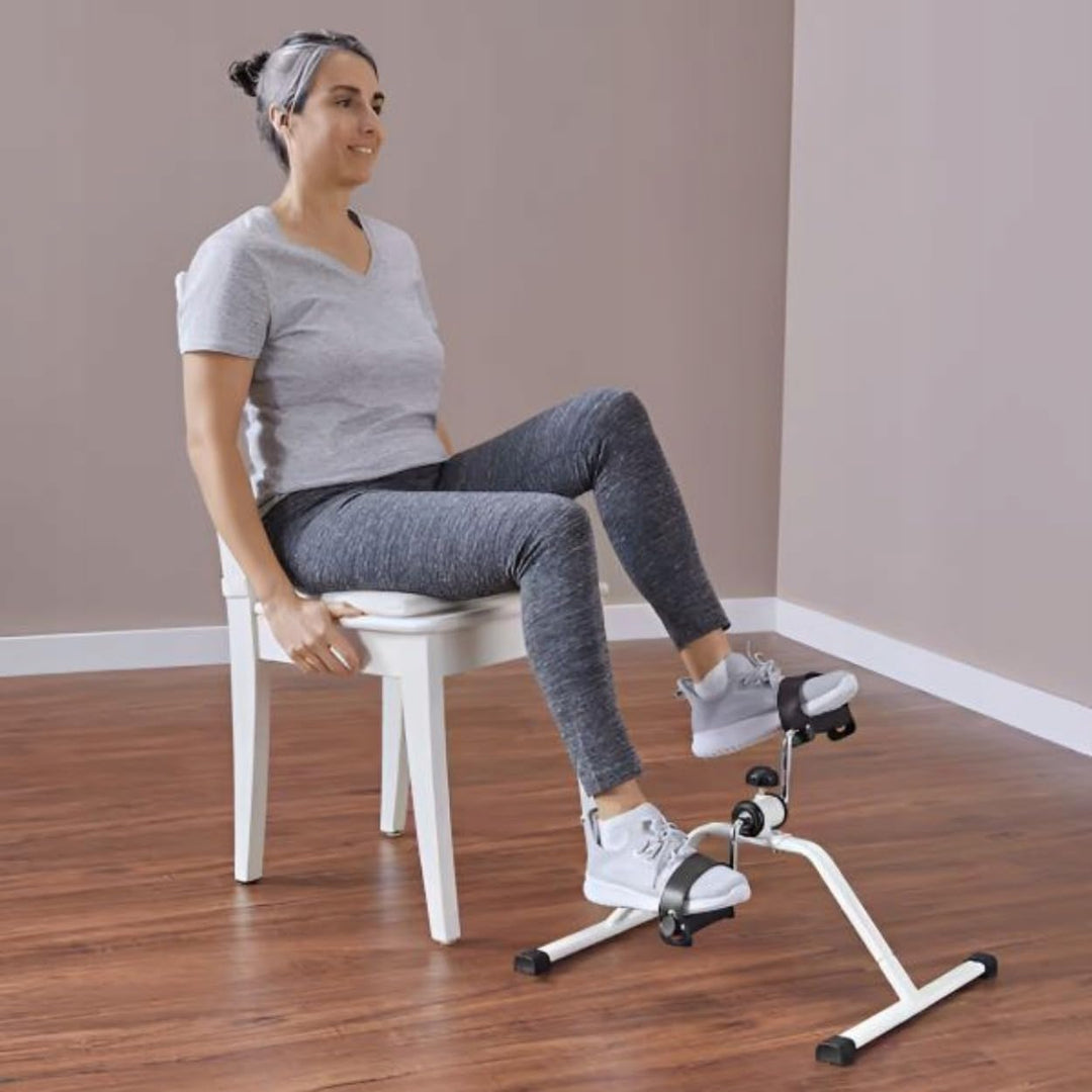Mini Heimtrainer Pedaltrainer – Arm- & Beintrainer für Zuhause, leiser Reha Trainer, kompakt für Bür