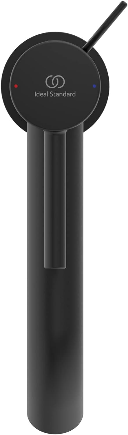 Ideal Standard BC194XG Ceraline Waschtischarmatur verlängerter Sockel mit Zugknopf-Ablaufgarnitur