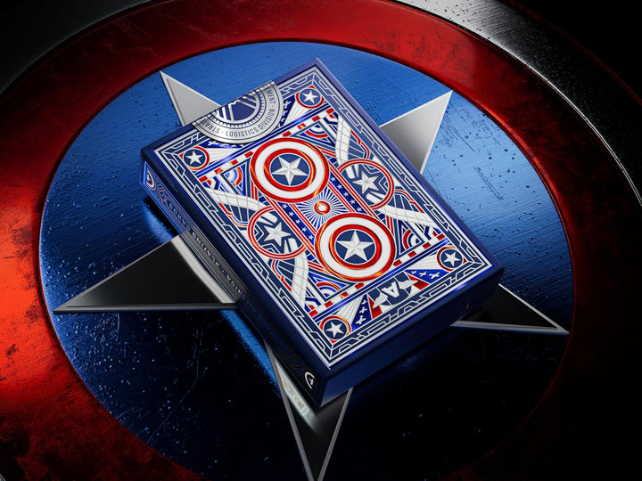 Captain America Playing Cards Patriotic Design