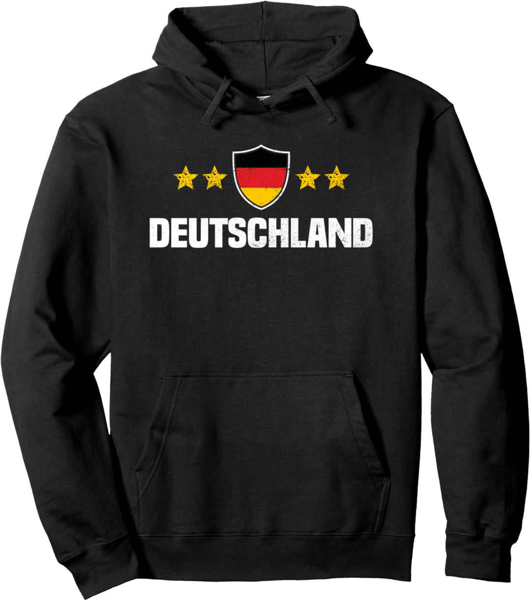 Deutscher Fussball Deutschland Flagge Pullover Hoodie