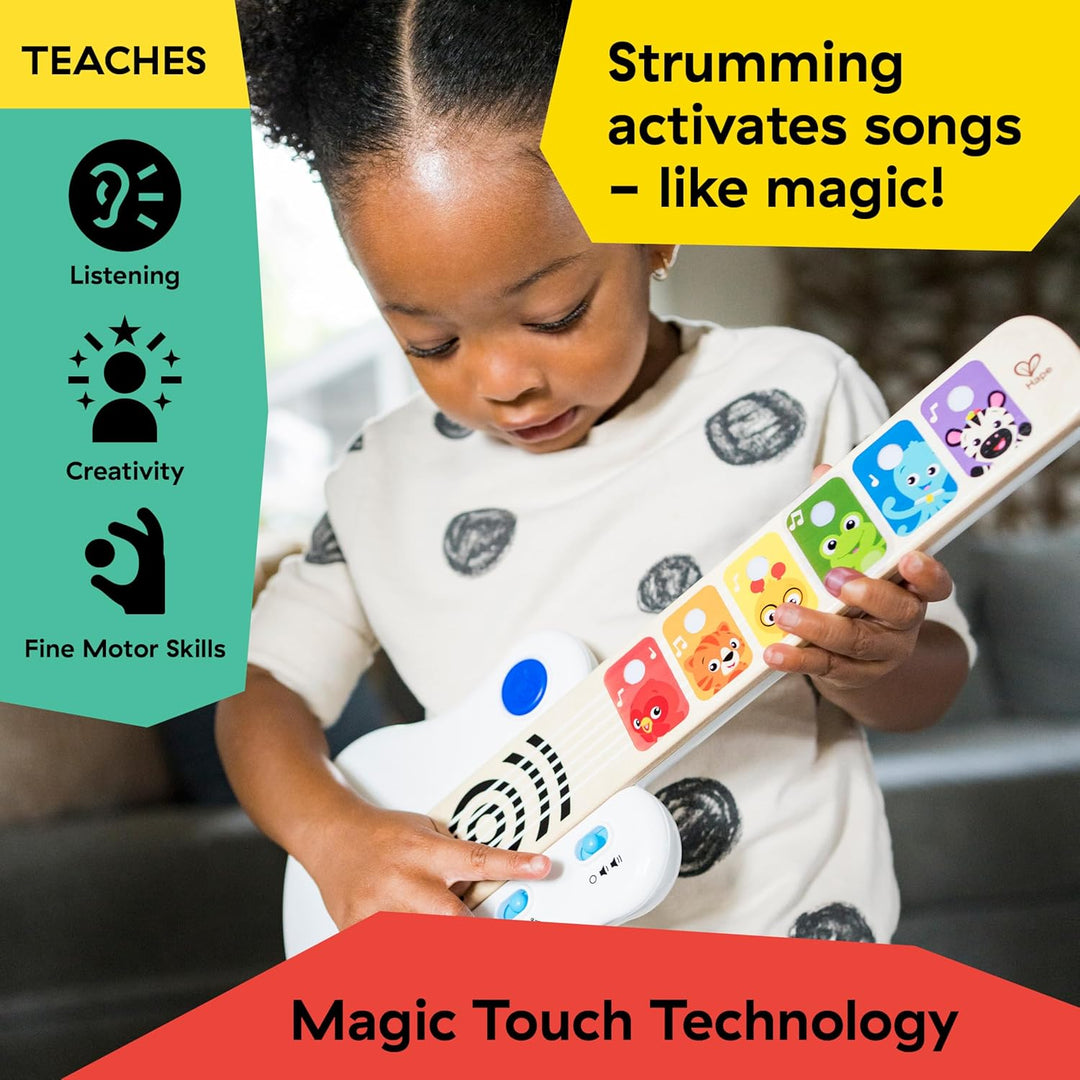 Baby Einstein, Hape, Strum Along Songs Magic Touch Holzspielzeug, Musikspielzeug Gitarre aus Holz, E