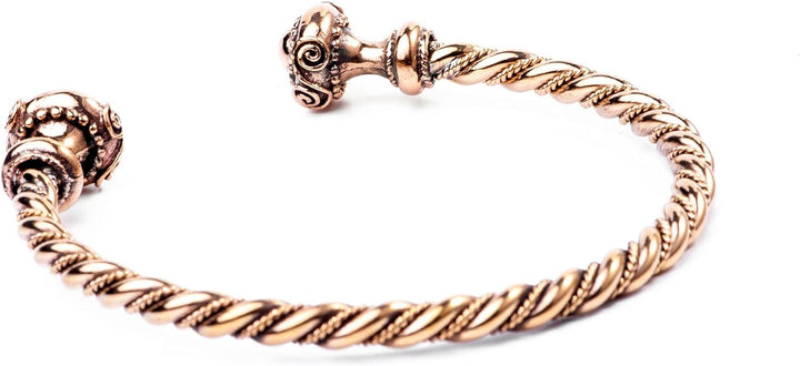 Windalf Celtic Bronze Frauen Armreif NARISCA Ø 5.6 cm Latènezeit Schildmaid Armschmuck Vintage Handa
