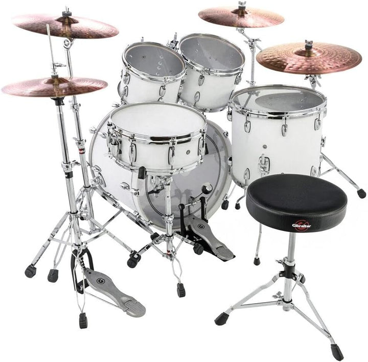 Gibraltar Schlagzeughocker, Drumhocker 5000 Series (runder SitzDurchmesser: 33cm, Vinyl Sitzfläche,
