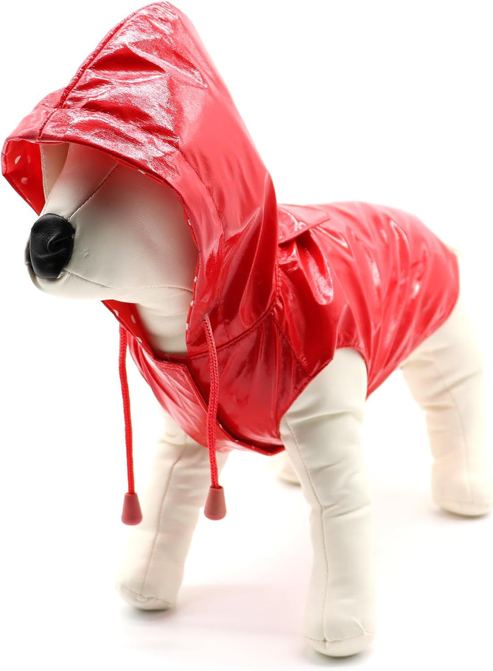 Croci C7274478 Regenmantel Raindrop Cherry, 35 cm Cherry 35 cm, Cherry 35 cm