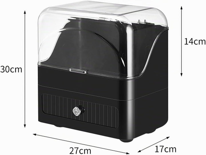 RMAN Make up Organizer Kosmetik Aufbewahrungsbox mit Schubladen Staubdicht Schmink Aufbewahrungskast