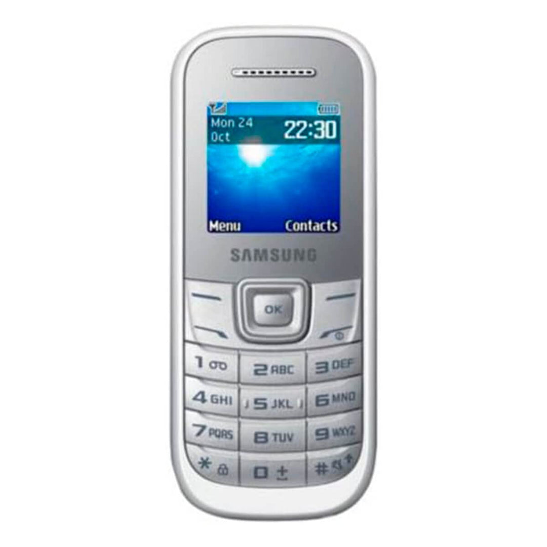 Samsung Keystone 2 Dual SIM GT-E1207Y Weiss SIM Free