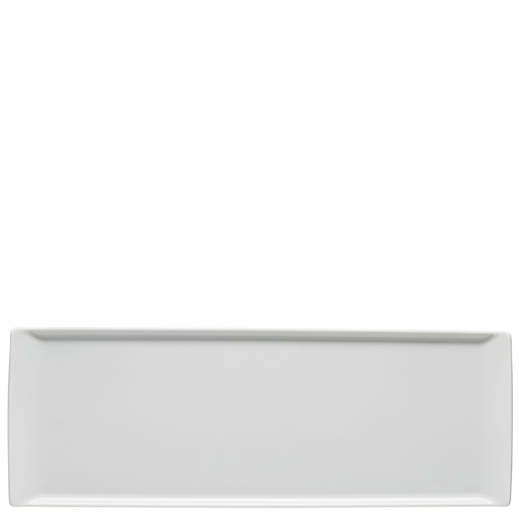 Rosenthal 11770-800001-12381 Mesh Platte ohne Relief, flach, 41 x 15 cm, weiss