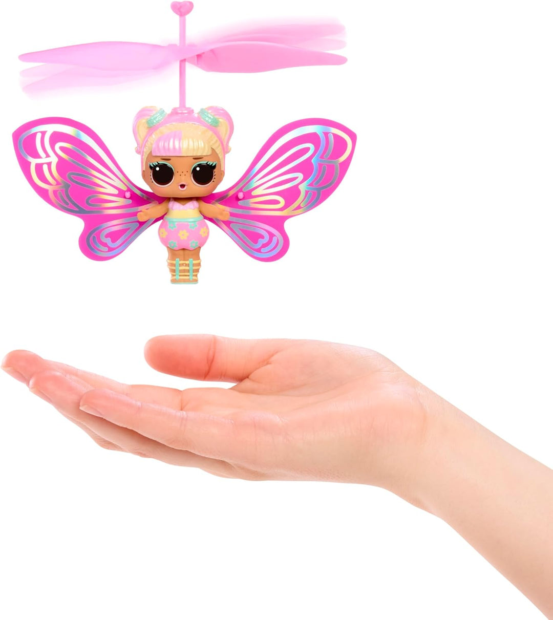 L.O.L. Surprise! Magic Flyers Fairies Tots - Flower Child - Enthält 1 Puppe und 1 Zauberstab, in Ein