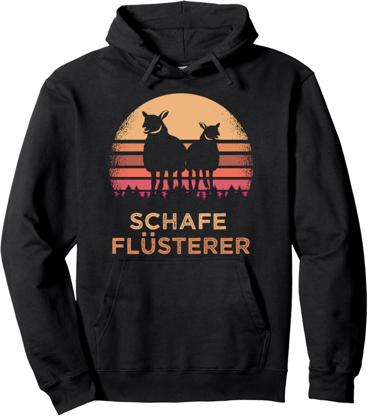 Schafe Flüsterer Landwirt Bauer Geschenk Spruch lustig Schaf Pullover Hoodie