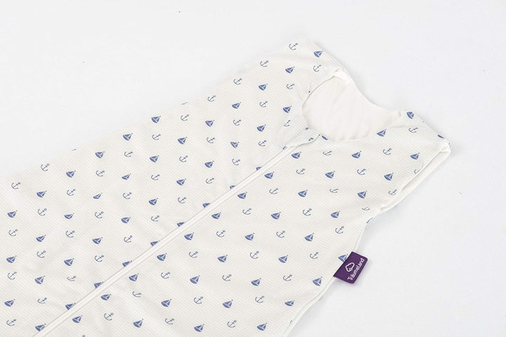 Träumeland Sommerschlafsack LIEBMICH aus Tencel, Design Anker, mit Naturfaser Tencel gegen Schwitzen