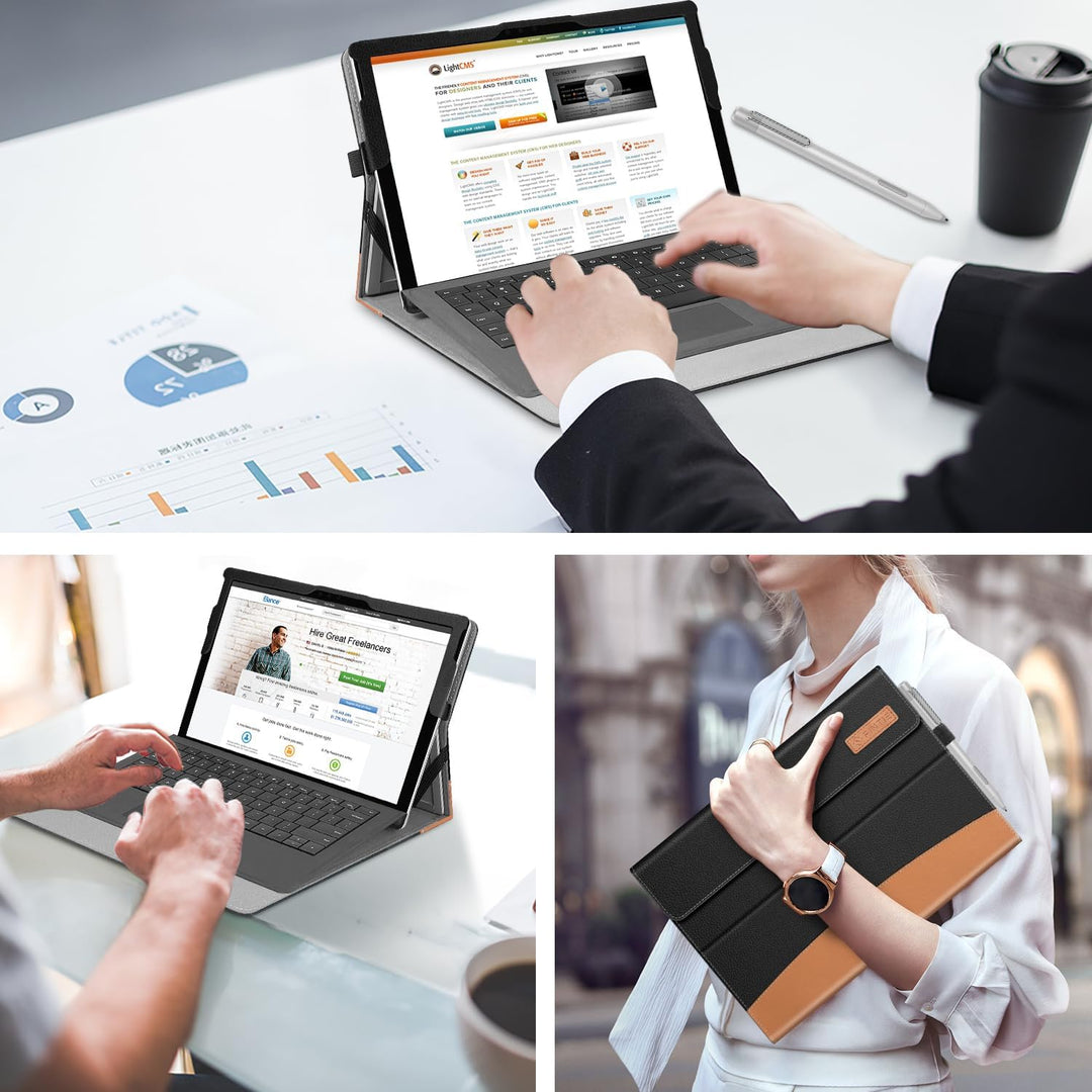 Fintie Hülle für 12,3 Zoll Microsoft Surface Pro 7 Plus, Surface Pro 7, Surface Pro 6, Pro 5, Pro 4,