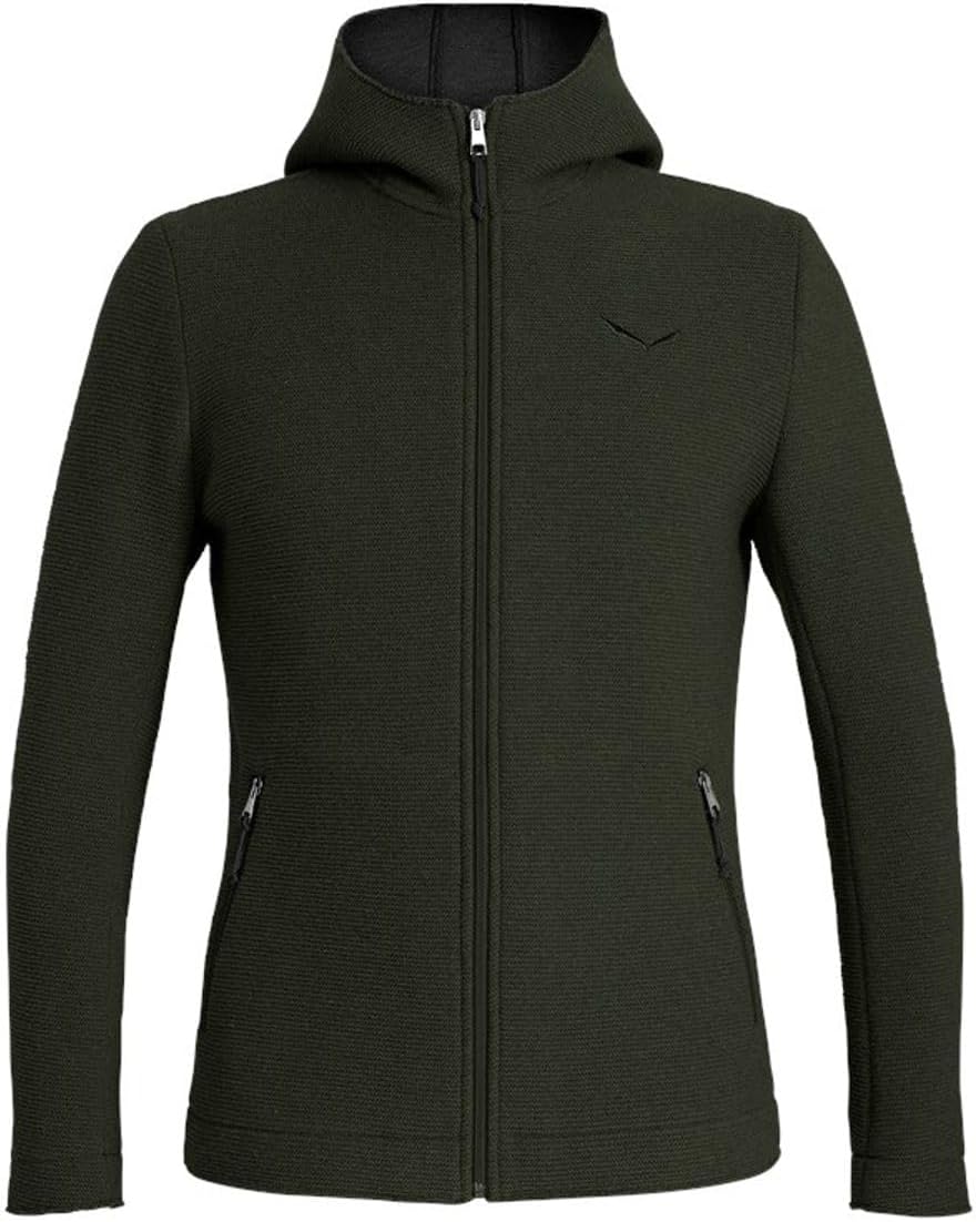 Salewa Women Sarner Full-Zip Hoody Jacke Softshelljacke Strickjacke, Grün