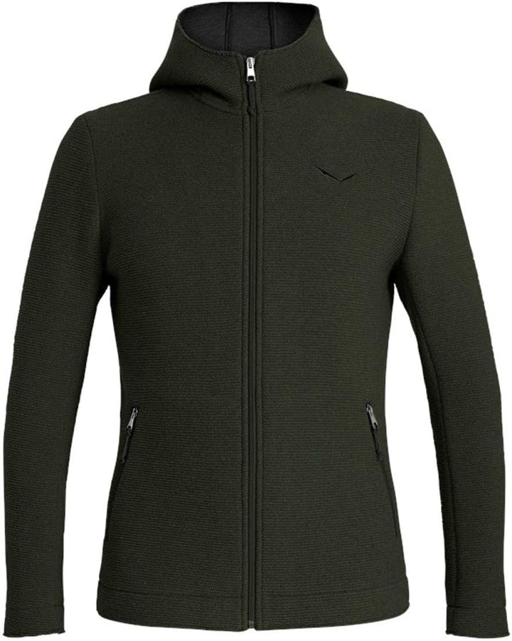 Salewa Women Sarner Full-Zip Hoody Jacke Softshelljacke Strickjacke, Grün