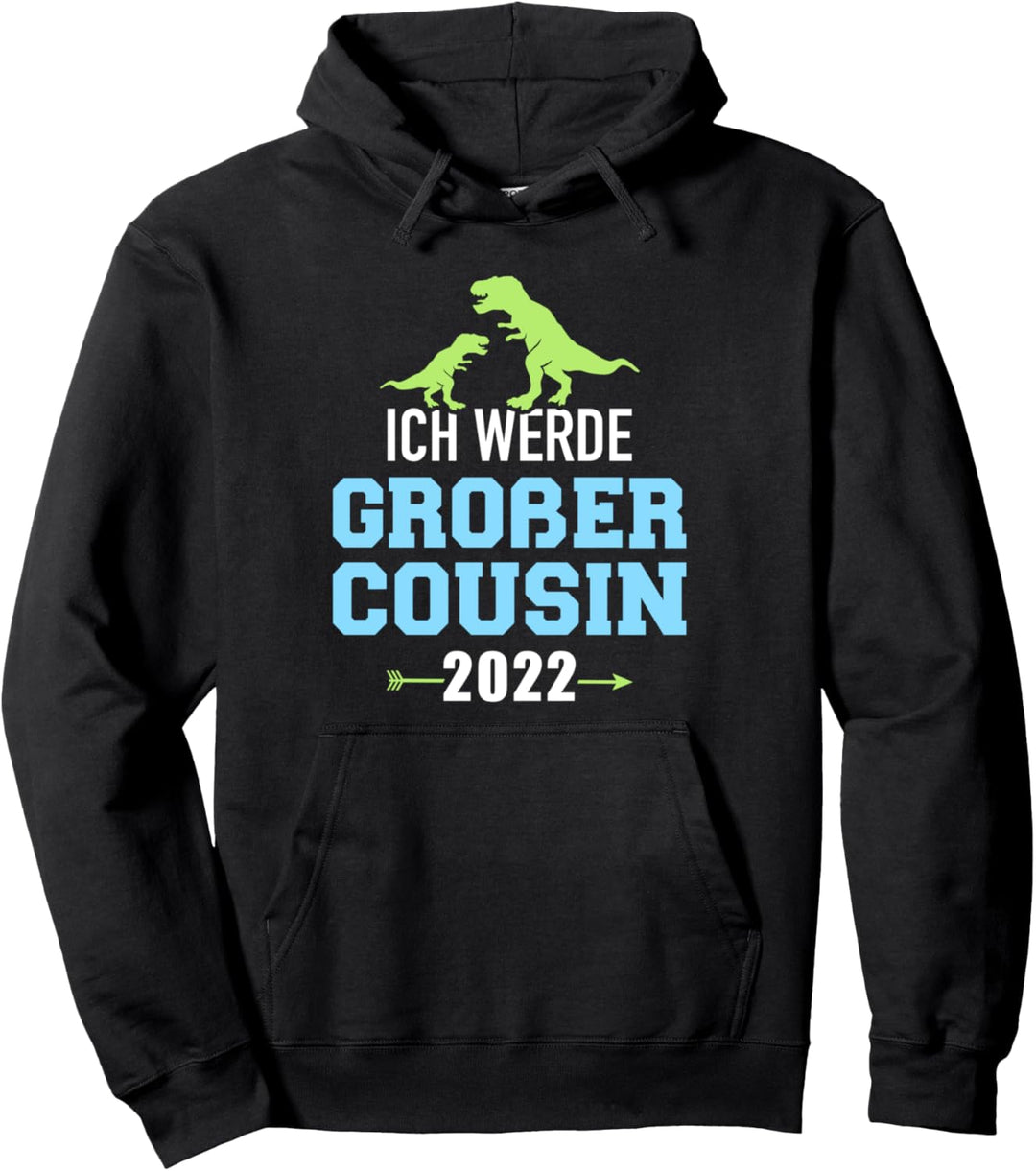 Ich werde grosser Cousin 2022 Schwangerschaft verkünden Pullover Hoodie