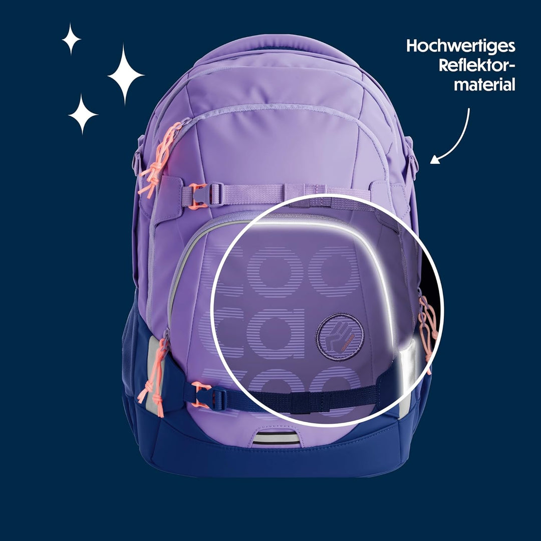 coocazoo Schulrucksack Mate, ergonomischer & anpassbarer Tornister, höhen- & grössenverstellbar, mit