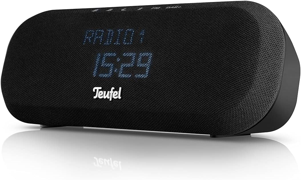 Teufel Radio ONE HiFi-Wecker - Bluetooth Lautsprecher mit DAB+/FM-Radio, Weck-Funktionen, Sleeptimer