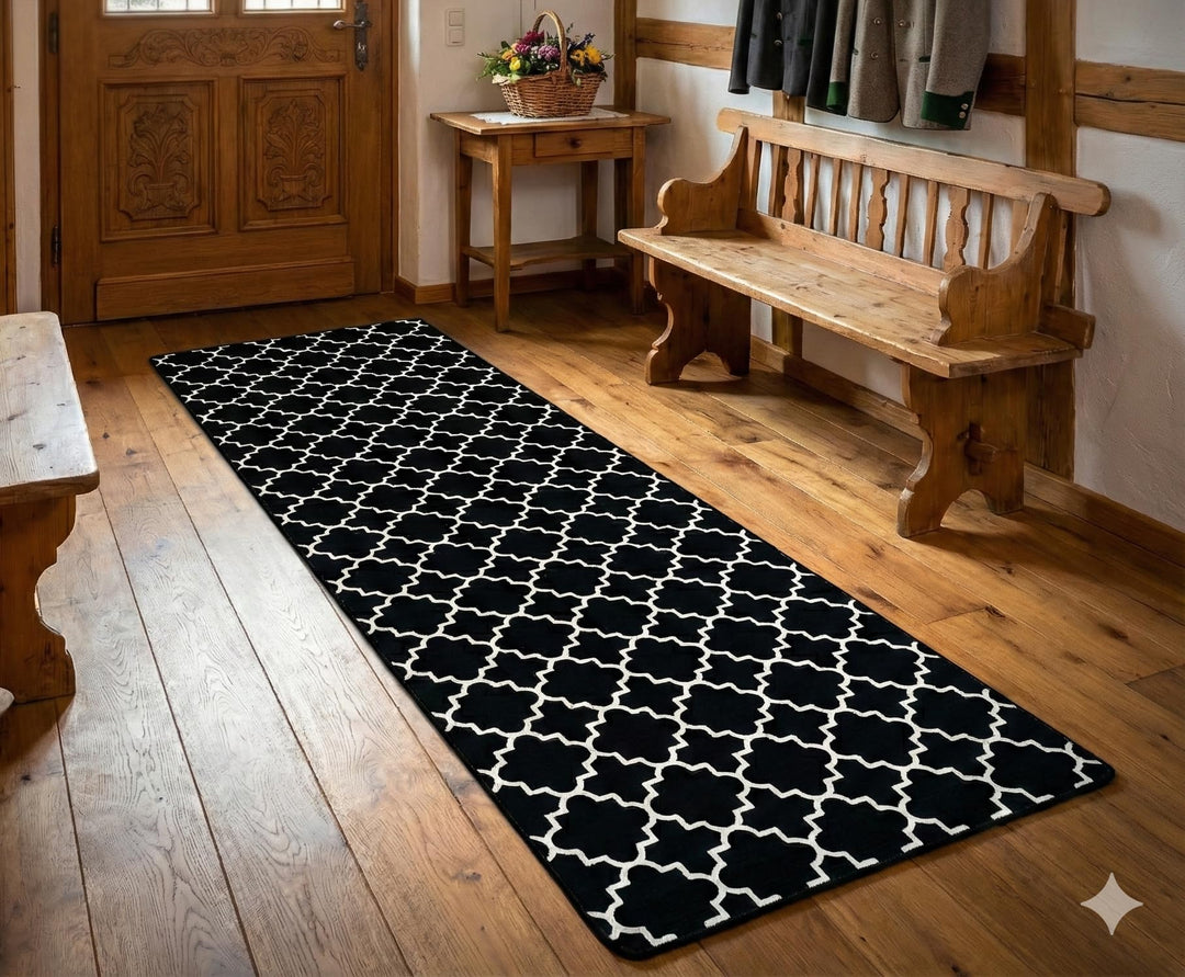 Läufer Teppich, Küchenteppich, Waschbar Küchen läufer, Moderne geometrische rutschfest Flur Teppich