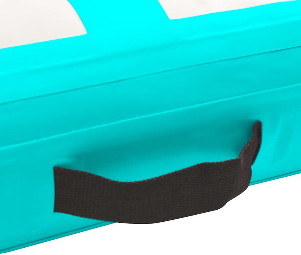 vidaXL Gymnastikmatte Aufblasbar PVC Pumpe Tumbling Turnmatte mehrere Auswahl Grün 500 x 100 x 20 cm