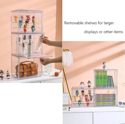 Siyecioa Schaukasten Vitrine, Acryl Vitrine, Glasvitrine, Plexiglas Vitrine Klein mit Tür Für Action