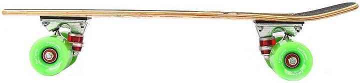 FunTomia Mini-Board Cruiser Skateboard 57cm aus 7-lagigem kanadischem Ahornholz inkl. Mach1 ABEC-9 K