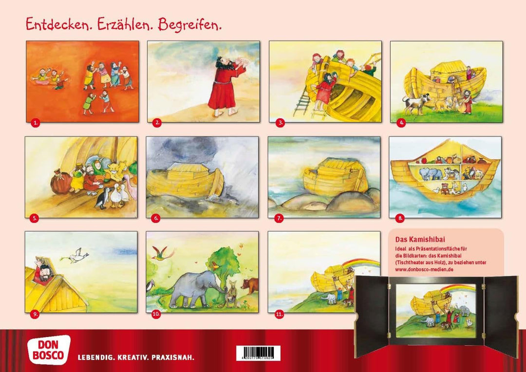 Noahs Arche. Kamishibai Bildkartenset: Entdecken - Erzählen - Begreifen: Kinderbibelgeschichten. Erz