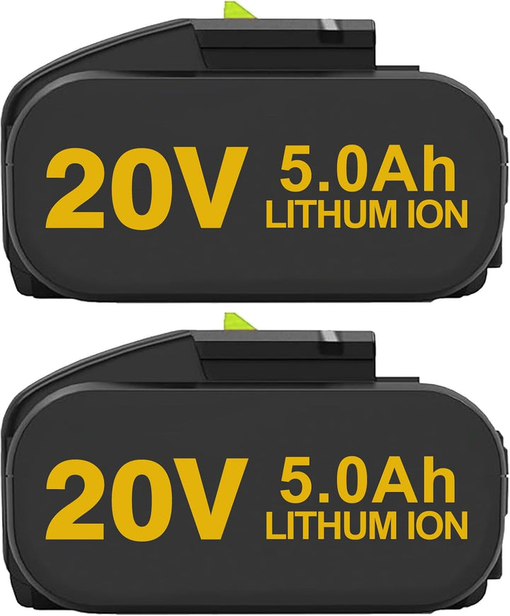 2X 5,0 Ah Ersatzakku für WA3551/WA3553 Akku Kompatibel mit WA3551 Akku-Elektrowerkzeugen WA3551.1 WA