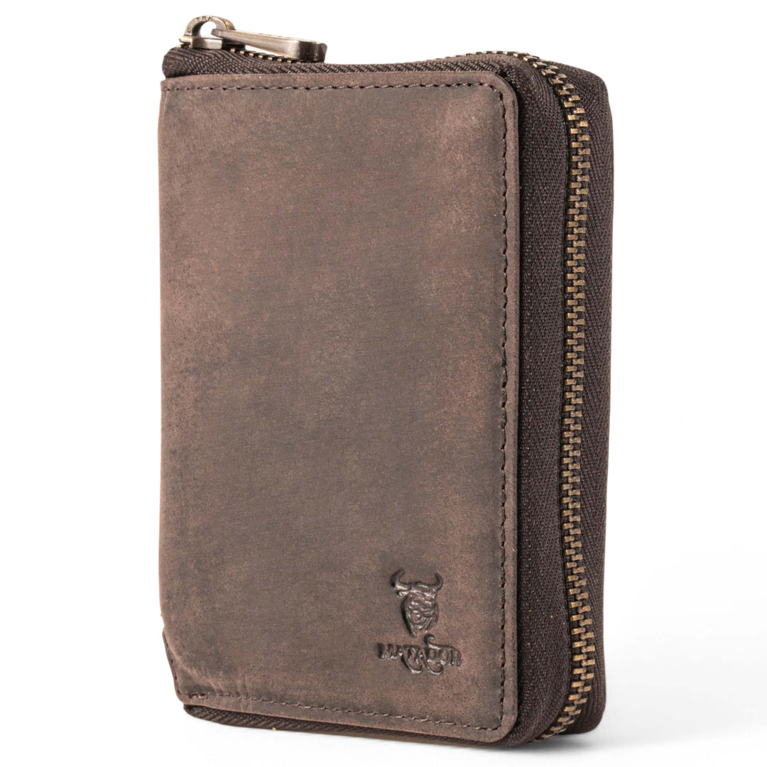 MATADOR Männer Geldbörse Leder #Granada mit edler Geschenk Box, Elegante Herren Geldbörse Leder mit