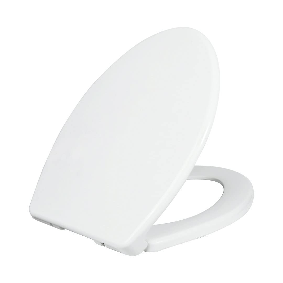Luxe Bidet LUXE TS1008E Toilettensitz, länglich, bequeme Passform, mit Absenkautomatik, Quick-Releas