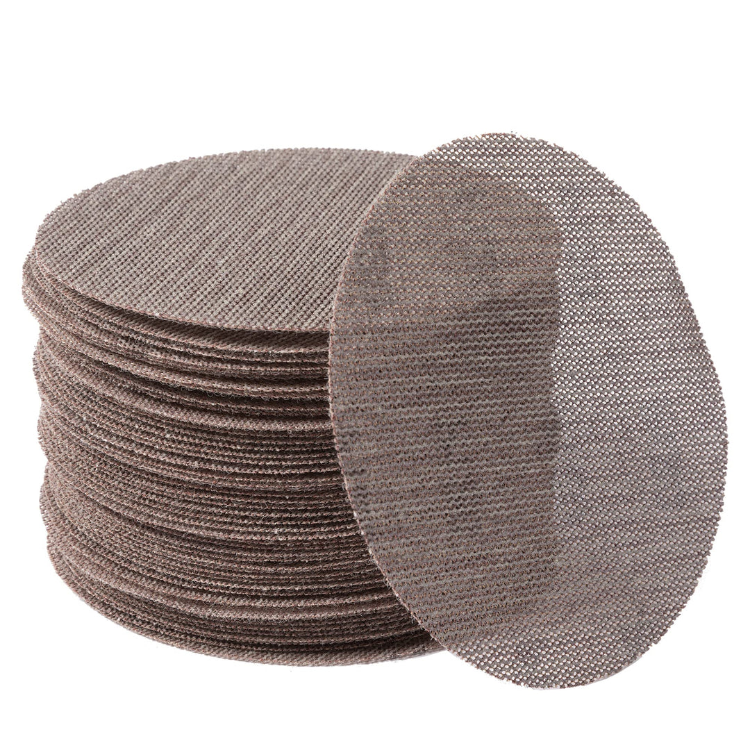 UPWOOD Schleifgitter 50 Stück 125mm Klett Körnung 100, Zum staubfreien Schleifen von Karosserie, Hol