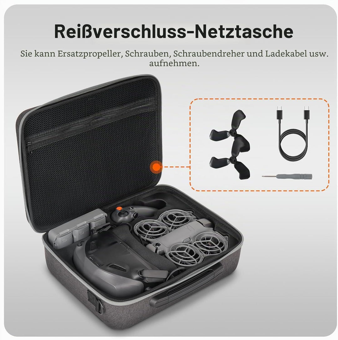 Harte Aufbewahrungstasche für DJI Neo 2 Motion Fly More Combo Transporttasche für DJI Goggles N3 Hül