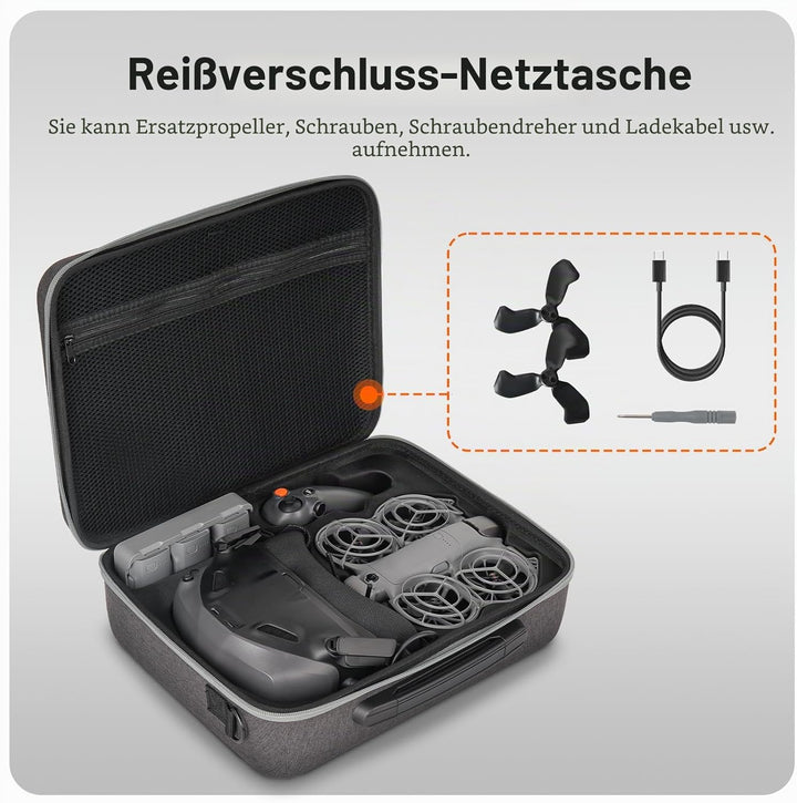 Harte Aufbewahrungstasche für DJI Neo 2 Motion Fly More Combo Transporttasche für DJI Goggles N3 Hül