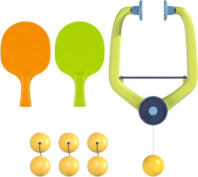Harilla Kinder-Tischtennis-Trainingsgerät zum Aufhängen für den Innenbereich, PingPong-Trainer, Elte