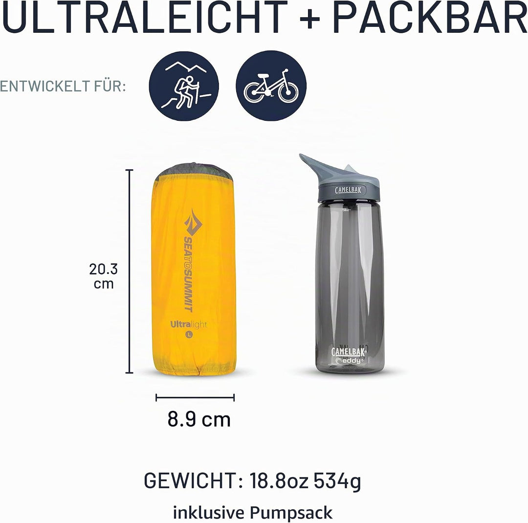 Sea to Summit Sporting Goods, Yellow, Long, AMULLAS Gelb Long, Gelb Long