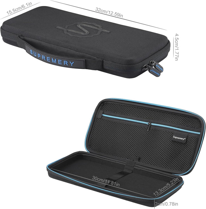Tasche kompatibel mit Logitech MX Keys Mini Kabellose Tastatur – Hartschalen Case Hülle mit Innenorg