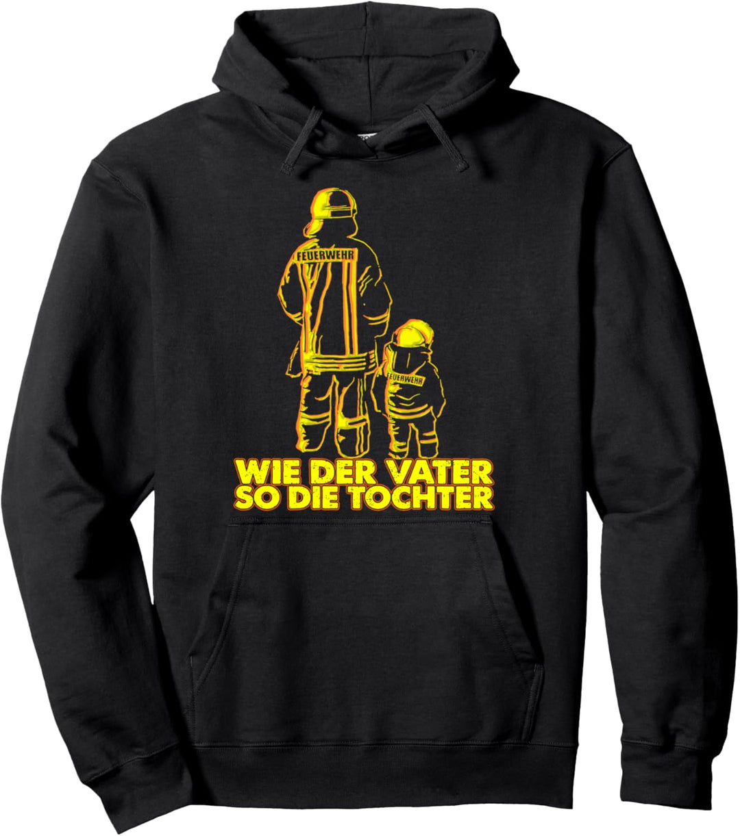 Wie der Vater so die Tochter Partnerlook Firefighter Jungs Pullover Hoodie