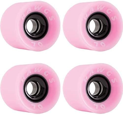 Hawgs Supremes 78a Longboard-Räder, Pink, 70 mm