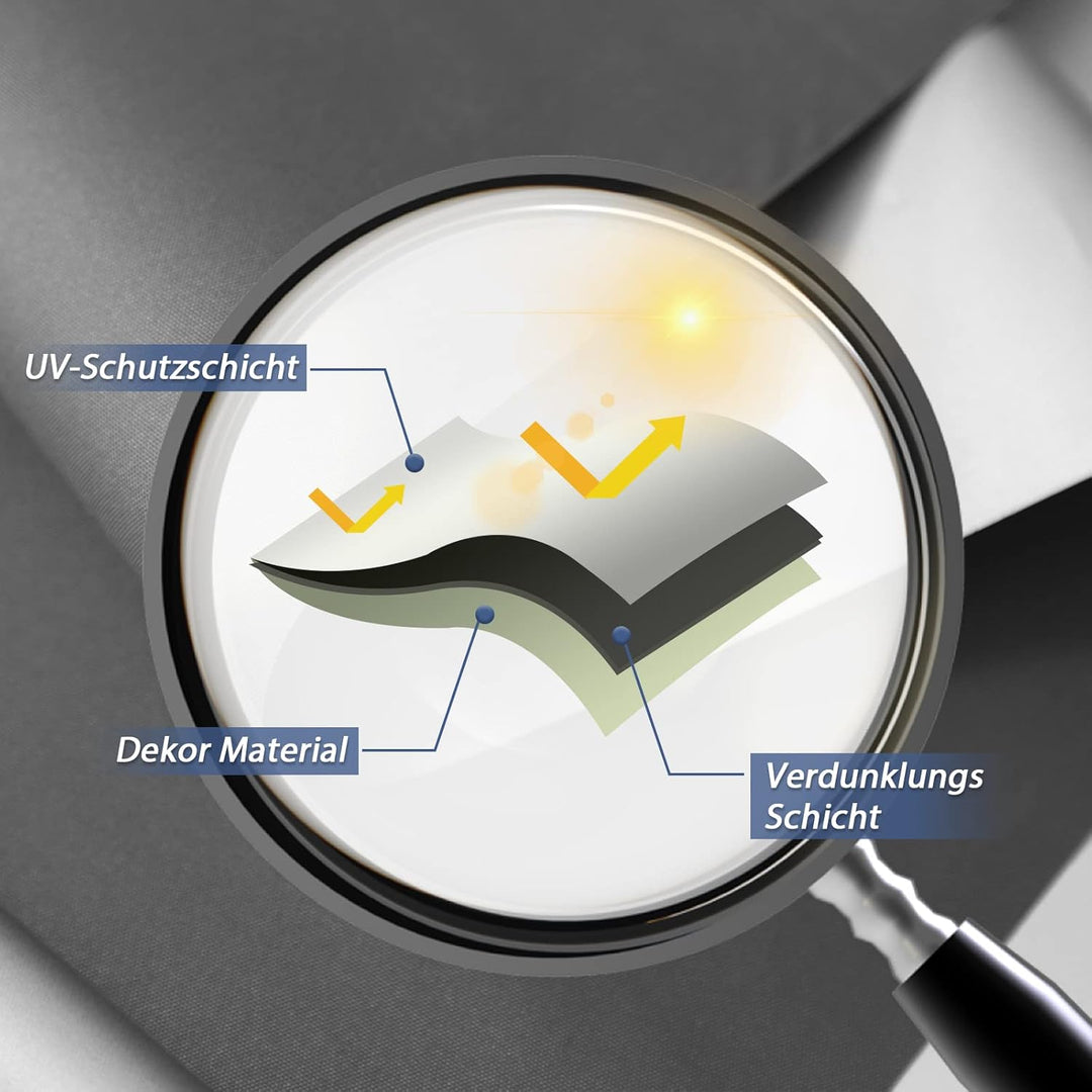 Verdunklungsrollo Klemmfix Rollo ohne Bohren Dunkelgrau B40 x H100cm-Stoffbreite 35cm Fenster Verdun