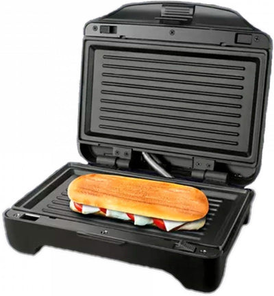 Taurus Miami Premium Sandwichtoaster, austauschbar, 900 W, 0 Dezibel, Kunststoff, Schwarz Multi-Plat