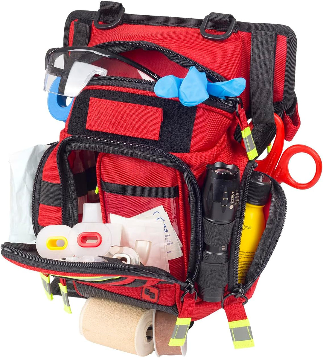 EB EMT Pouch Beintasche rot | grossvolumige Oberschenkeltasche | Platz für umfangreiche Ausrüstung |